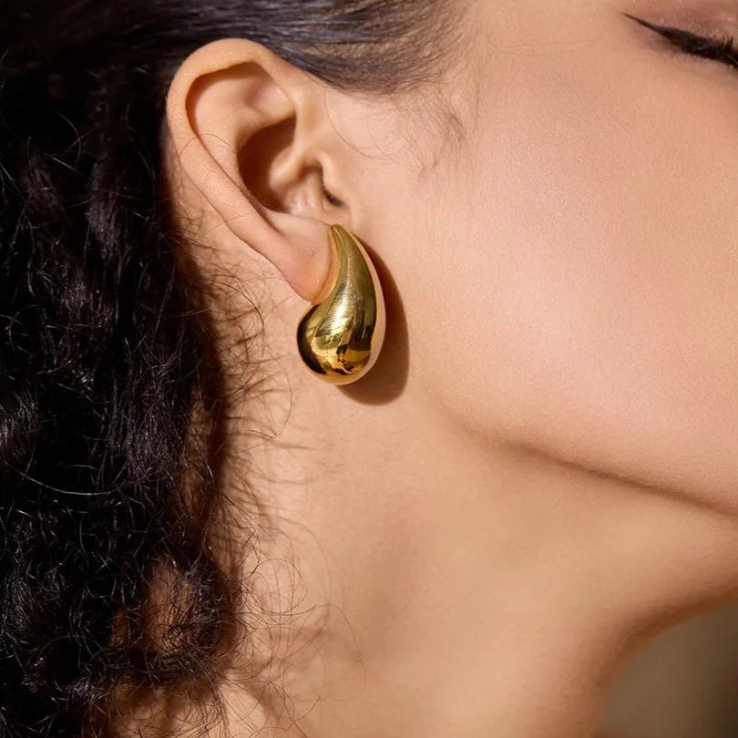 Golden Drop Earring