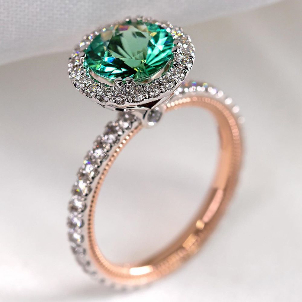 Emerald Shower Ring